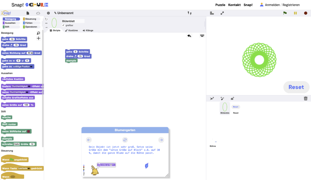snap.schule launched: The programming environment for School